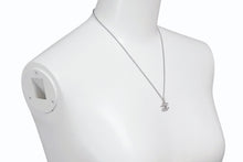 Load image into Gallery viewer, 極美品 CHANEL シャネル ココマーク ネックレス ラインストーン アクセサリー 06V刻印 メタル シルバー 4g 中古 4b003942