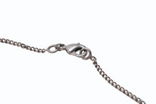 Load image into Gallery viewer, CHANEL シャネル ココマーク ネックレス 重量約7.5g 07A刻印 全長約42cm ラインストーン メタル シルバー クリア 美品 中古 4b003982