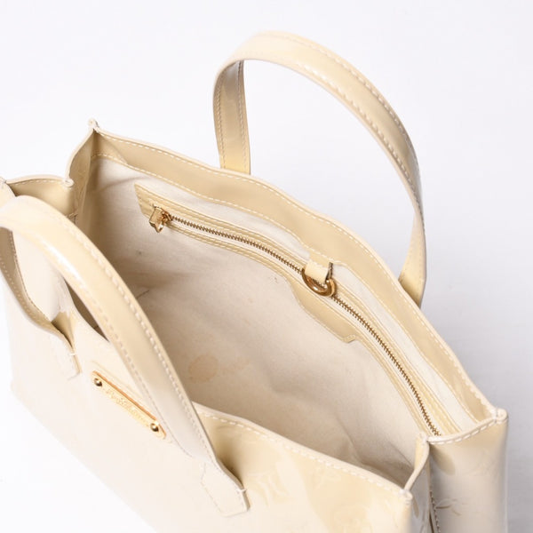 LOUIS VUITTON Wilshire PM Handbag M91336 Monogram Vernis Leather Gold Hardware Good Condition Used 4a000399