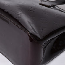 画像をギャラリービューアに読み込む, LOUIS VUITTON ルイヴィトン ウィルシャーPM ハンドバッグ M93641 ブラウン アマラント エナメル モノグラムヴェルニ 美品 中古 4a000670