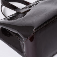 画像をギャラリービューアに読み込む, LOUIS VUITTON ルイヴィトン ウィルシャーPM ハンドバッグ M93641 ブラウン アマラント エナメル モノグラムヴェルニ 美品 中古 4a000670