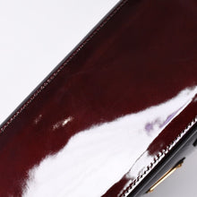 画像をギャラリービューアに読み込む, LOUIS VUITTON ルイヴィトン ウィルシャーPM ハンドバッグ M93641 ブラウン アマラント エナメル モノグラムヴェルニ 美品 中古 4a000670
