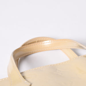 LOUIS VUITTON Wilshire PM Handbag M91336 Monogram Vernis Leather Gold Hardware Good Condition Used 4a000399
