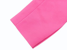 画像をギャラリービューアに読み込む, 極美品 AREA エリア Tuxedo ビジュートリム タキシードジャケット サイズ2 ラインストーン ピンク 中古 4b003990