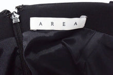 Load image into Gallery viewer, 新品同様 AREA エリア ビジュー ミニドレス RN154562 ポリエステル ウール エラスタン ラインストーン ブラック サイズ4 中古 4b003994