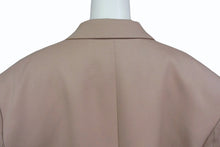 画像をギャラリービューアに読み込む, THE ATTICO ジ アティコ Glen Oversize Blazer Jacket ブレザージャケット 241WCG46 サイズ38 ベージュ 美品 中古 4b003998