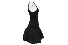 Load image into Gallery viewer, 極美品 DAVID KOMA デヴィッド コーマ ミニドレス ワンピース ビスコース ポリアミド エラスタン ブラック サイズ8 中古 4b003999