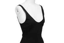 Load image into Gallery viewer, 極美品 DAVID KOMA デヴィッド コーマ ミニドレス ワンピース ビスコース ポリアミド エラスタン ブラック サイズ8 中古 4b003999