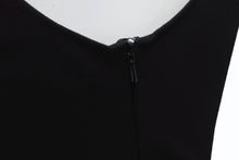 Load image into Gallery viewer, 極美品 DAVID KOMA デヴィッド コーマ ミニドレス ワンピース ビスコース ポリアミド エラスタン ブラック サイズ8 中古 4b003999