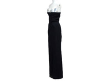画像をギャラリービューアに読み込む, 極美品 Mugler ミュグレー structured strapless maxi dress ストラクチャードストラップレスマキシドレス ブラック シルバー 中古 4b004001
