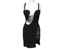 Load image into Gallery viewer, 極美品 NENSEI DOJAKA ネンシドジョカ タイトドレス レース NDAW23DR158 ポリエステル スパンデックスブラック サイズS 中古 4b004003