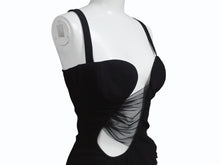 Load image into Gallery viewer, 極美品 NENSEI DOJAKA ネンシドジョカ タイトドレス レース NDAW23DR158 ポリエステル スパンデックスブラック サイズS 中古 4b004003