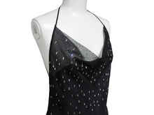 Load image into Gallery viewer, 極美品 RABANNE ラバンヌ ワンピース ライトストーン ブラック 24PCRO756PO0336 コットン ポリエステル 中古 4b004005