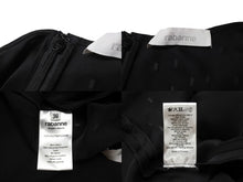 Load image into Gallery viewer, 極美品 RABANNE ラバンヌ ワンピース ライトストーン ブラック 24PCRO756PO0336 コットン ポリエステル 中古 4b004005