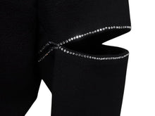 画像をギャラリービューアに読み込む, 極美品 MACH &amp; MACH マッハアンドマッハ テーラードジャケット イタリア製 ウール ラインストーン ブラック サイズ38 中古 4b004007