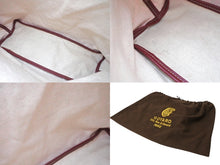 Load image into Gallery viewer, 極美品 GOYARD ゴヤール フィッジ ハンドバッグ ワンショルダーバッグ PVC レザー バーガンディ シルバー金具 中古 4b004008