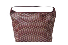 Load image into Gallery viewer, 極美品 GOYARD ゴヤール フィッジ ハンドバッグ ワンショルダーバッグ PVC レザー バーガンディ シルバー金具 中古 4b004008