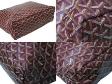 Load image into Gallery viewer, 極美品 GOYARD ゴヤール フィッジ ハンドバッグ ワンショルダーバッグ PVC レザー バーガンディ シルバー金具 中古 4b004008