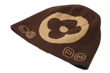 画像をギャラリービューアに読み込む, 極美品 LOUIS VUITTON ルイヴィトン ビーニー 2025 SHOW ニットキャップ モノグラム ブラウン 中古 4b004017