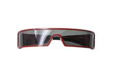 Load image into Gallery viewer, Christian Dior クリスチャンディオール DIOR PUNK ディオールパンク サングラス 7M3W7 サイズ115 レッド ブラック 美品 中古 4b004021