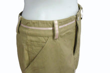 Load image into Gallery viewer, John Galliano ジョン ガリアーノ スカート 3E13031684 ビスコース イタリア製 ドッキング ベージュ ピンク サイズS 美品 中古 4b004023