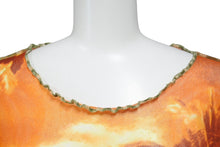 画像をギャラリービューアに読み込む, 極美品 JEAN PAUL GAULTIER MAILLE ジャンポールゴルチェ マイユ パワーネット 長袖トップス サイズL オレンジ マルチカラー 中古 4b004024