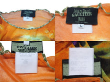画像をギャラリービューアに読み込む, 極美品 JEAN PAUL GAULTIER MAILLE ジャンポールゴルチェ マイユ パワーネット 長袖トップス サイズL オレンジ マルチカラー 中古 4b004024
