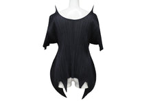 画像をギャラリービューアに読み込む, PLEATS PLEASE プリーツプリーズ イッセイミヤケ プリーツ 半袖カットソー PP71-JK716 ポリエステル ブラック サイズ 5 美品 中古 4b004025