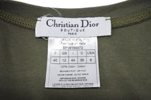 画像をギャラリービューアに読み込む, Christian Dior クリスチャンディオール タンクトップ 5P16155973 サイズ8 ガリアーノ期 カーキ 中古 4b004062