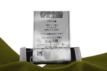 画像をギャラリービューアに読み込む, Christian Dior クリスチャンディオール ハート ロゴ ラインストーン ノースリーブ グリーン ガリアーノ レーヨン クリスタル 4H16155970 サイズ40 美品 中古 4b004063