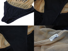 画像をギャラリービューアに読み込む, Christian Dior クリスチャンディオール ワンピース水着 スイムウェア ロゴプリント ベージュ ブラック ガリアーノ期 美品 中古 4b004028