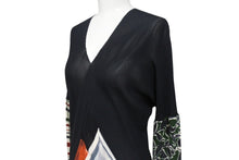 Load image into Gallery viewer, JeanPaul GAULTIER ジャンポールゴルチエ ワンピース マキシドレス 総柄 ブラック マルチカラー 美品 中古 4b004029