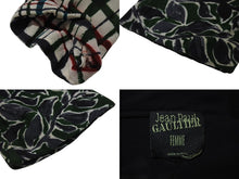 Load image into Gallery viewer, JeanPaul GAULTIER ジャンポールゴルチエ ワンピース マキシドレス 総柄 ブラック マルチカラー 美品 中古 4b004029