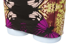 画像をギャラリービューアに読み込む, 極美品 Jean Paul GAULTIER FEMME ジャンポールゴルチェ フェム 半袖Tシャツ サイズ42 ブラウン フラワーモチーフ 総柄 中古 4b004031