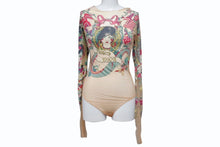 画像をギャラリービューアに読み込む, Christian Dior クリスチャンディオール J'ADORE ジャドール 04SS RUNWAY パワーネット ボディスーツ タトゥー ガリアーノ期 良品 中古 4b004032