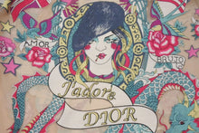 画像をギャラリービューアに読み込む, Christian Dior クリスチャンディオール J'ADORE ジャドール 04SS RUNWAY パワーネット ボディスーツ タトゥー ガリアーノ期 良品 中古 4b004032