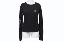 Load image into Gallery viewer, 極美品 CHROME HEARTS クロムハーツ 氷室京介 コラボ ロンT 長袖Tシャツ コットン ブラック 中古 4c004034