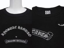 画像をギャラリービューアに読み込む, 極美品 CHROME HEARTS クロムハーツ 氷室京介 コラボ ロンT 長袖Tシャツ コットン ブラック 中古 4c004034