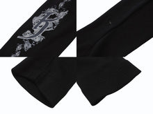 画像をギャラリービューアに読み込む, 極美品 CHROME HEARTS クロムハーツ 氷室京介 コラボ ロンT 長袖Tシャツ コットン ブラック 中古 4c004034