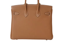 Load image into Gallery viewer, 新品未使用 HERMES エルメス バーキン25 ハンドバッグ K刻印 トゴ ゴールド ゴールド金具 中古 4b004039