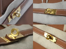 Load image into Gallery viewer, 新品未使用 HERMES エルメス バーキン25 ハンドバッグ K刻印 トゴ ゴールド ゴールド金具 中古 4b004039