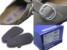 画像をギャラリービューアに読み込む, 新品未使用 CHROME HEARTS クロムハーツ × BIRKENSTOCK ビルケンシュトック BOSTON BS ミュール サンダル サイズ38 CHクロス 中古 4b004041