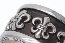 Load image into Gallery viewer, 新品未使用 CHROME HEARTS クロムハーツ NAPKIN RING BSフレア ナプキンリング 重量約140.5g .925/02/2010刻印 シルバー925 中古 4b004042