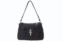 画像をギャラリービューアに読み込む, 新品未使用 CHROME HEARTS クロムハーツ チキンナゲット スモール ワンショルダーバッグ ダガー CHクロス シルバー925 総柄 中古 4b004045