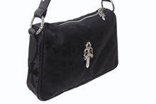 画像をギャラリービューアに読み込む, 新品未使用 CHROME HEARTS クロムハーツ チキンナゲット スモール ワンショルダーバッグ ダガー CHクロス シルバー925 総柄 中古 4b004045