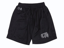 画像をギャラリービューアに読み込む, 新品未使用 CHROME HEARTS クロムハーツ Mesh Varsity Shorts メッシュ バーシティショーツ サイズM ロゴプリント ブラック 中古 4b004048