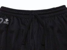 画像をギャラリービューアに読み込む, 新品未使用 CHROME HEARTS クロムハーツ Mesh Varsity Shorts メッシュ バーシティショーツ サイズM ロゴプリント ブラック 中古 4b004048