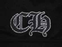 画像をギャラリービューアに読み込む, 新品未使用 CHROME HEARTS クロムハーツ Mesh Varsity Shorts メッシュ バーシティショーツ サイズM ロゴプリント ブラック 中古 4b004048