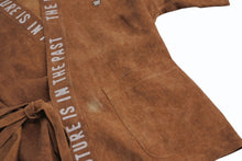 Load image into Gallery viewer, 極美品 HUMAN MADE ヒューマンメード 24SS HM Samue サムエ はっぴ ブラウン 柿渋染め 和服 HM27SH030 ロゴ サイズM 中古 4b004049