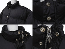 画像をギャラリービューアに読み込む, 新品未使用 CHROME HEARTS クロムハーツ STIFF V2 FBRC ダウンジャケット サイズL CHプラス シルバー925 ブラック 総柄 中古 4b004050